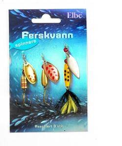 Ferskvannspinnere 3 pack