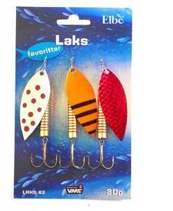 Laksefavoritter Spinnere 3 pack