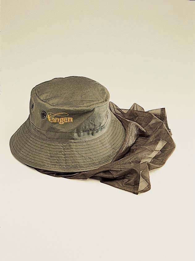 Fiskehatt med myggnett