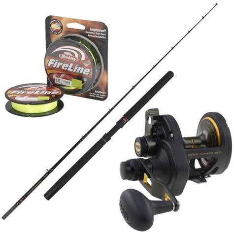 Penn Proff combo 2 speed - 15-40 lbs komplett