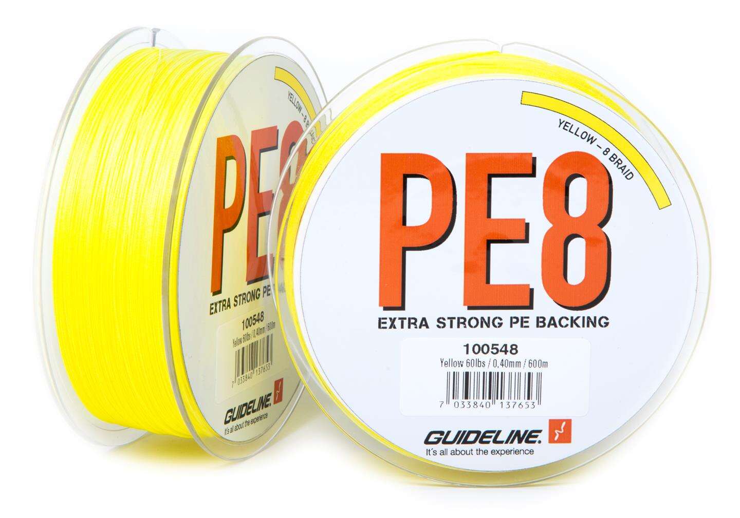 Guideline PE Backing Yellow 40 lbs - 150 meter