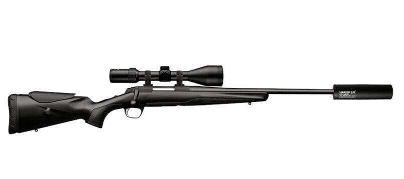 Browning X-Bolt m/Sabre 3-12×56 og Hausken 184L demper